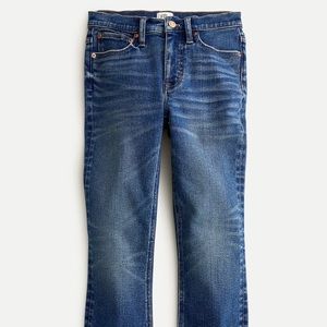 JCrew 9" DEMI-BOOT CROP JEAN IN HUDSON WASH, 25